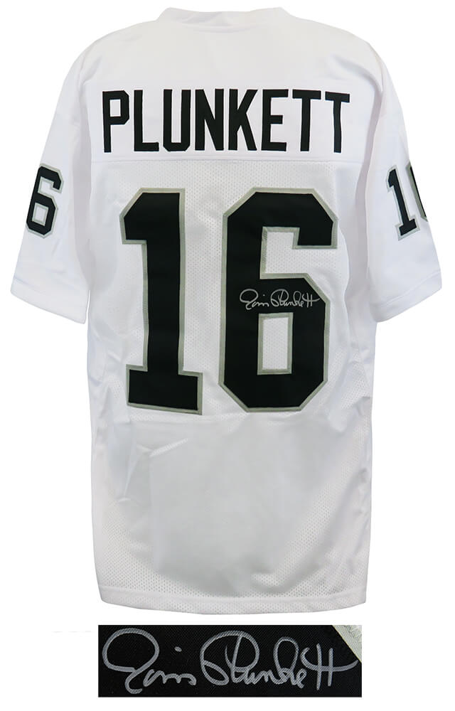 Raiders Jim Plunkett Signed Black Jersey - Schwartz Authentic