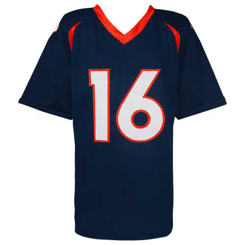 Jake Plummer Signed Navy Custom Football Jersey w/Snake - Image 3