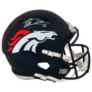 Jake Plummer Signed Denver Broncos (Current Style) Riddell Full Size Speed Replica Helmet w/Snake