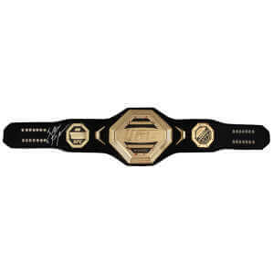 Dustin Poirier Signed MMA Championship UFC Black Belt w/The Diamond