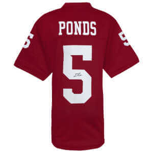 D'Angelo Ponds Signed Red Custom College Football Jersey