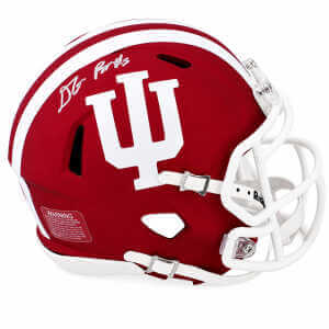 D'Angelo Ponds Signed Indiana Riddell Speed Mini Helmet