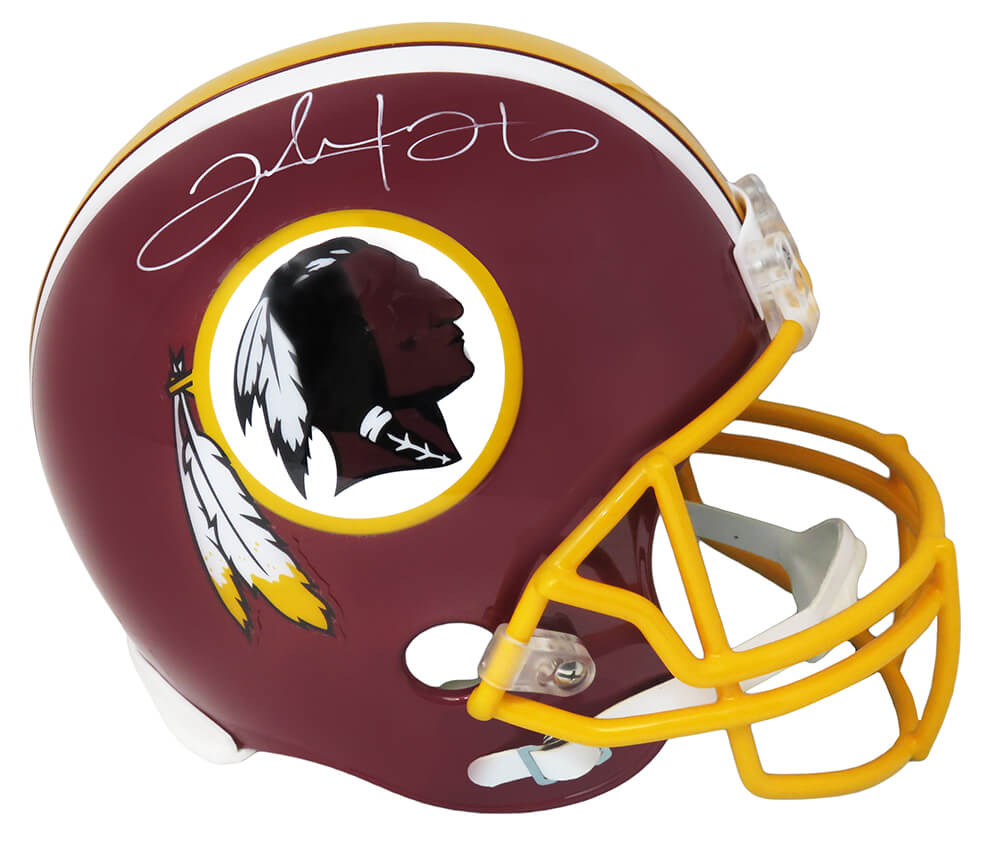 Clinton Portis Signed Washington Football Team Riddell Speed Mini