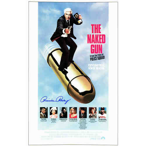 Priscilla Presley Signed The Naked Gun 11x17 Movie Poster