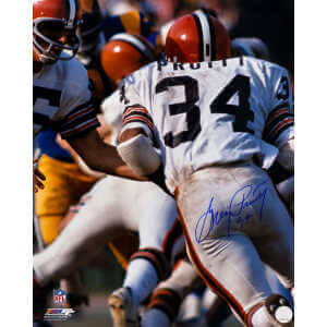 Greg Pruitt Signed Cleveland Browns White Jersey Action 16x20 Photo