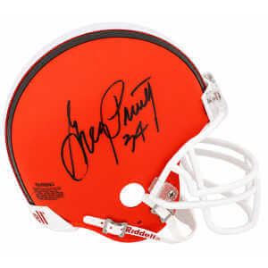 Greg Pruitt Signed Cleveland Browns Riddell (VSR4) Mini Helmet