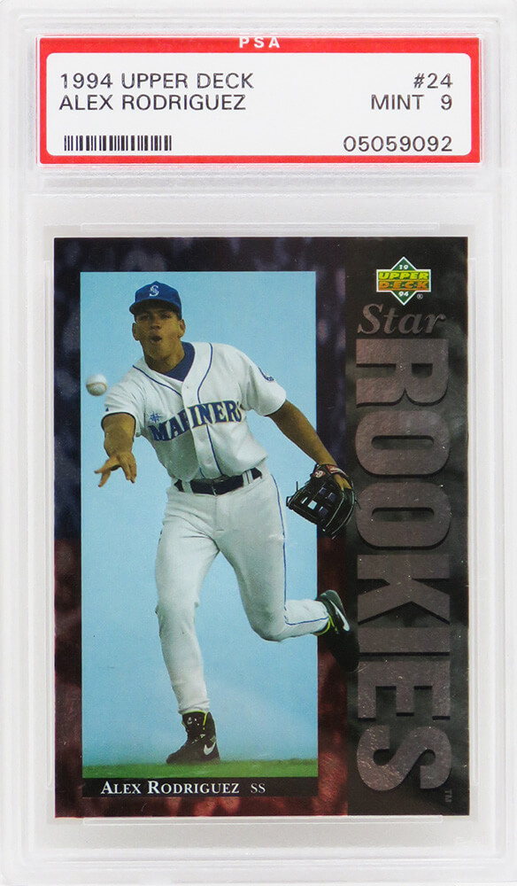 Alex Rodriguez Rookie Baseball Card