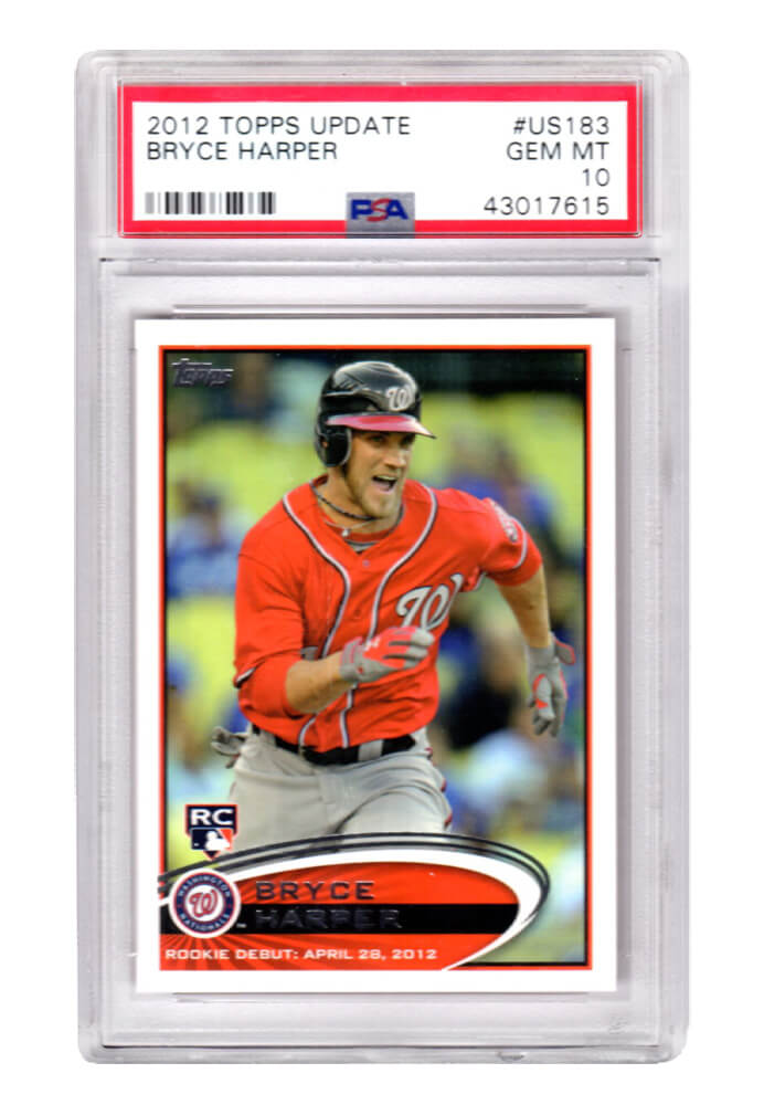 Bryce Harper 2012 Topps Update US183 RC Rookie Card PSA 10 GEM MINT