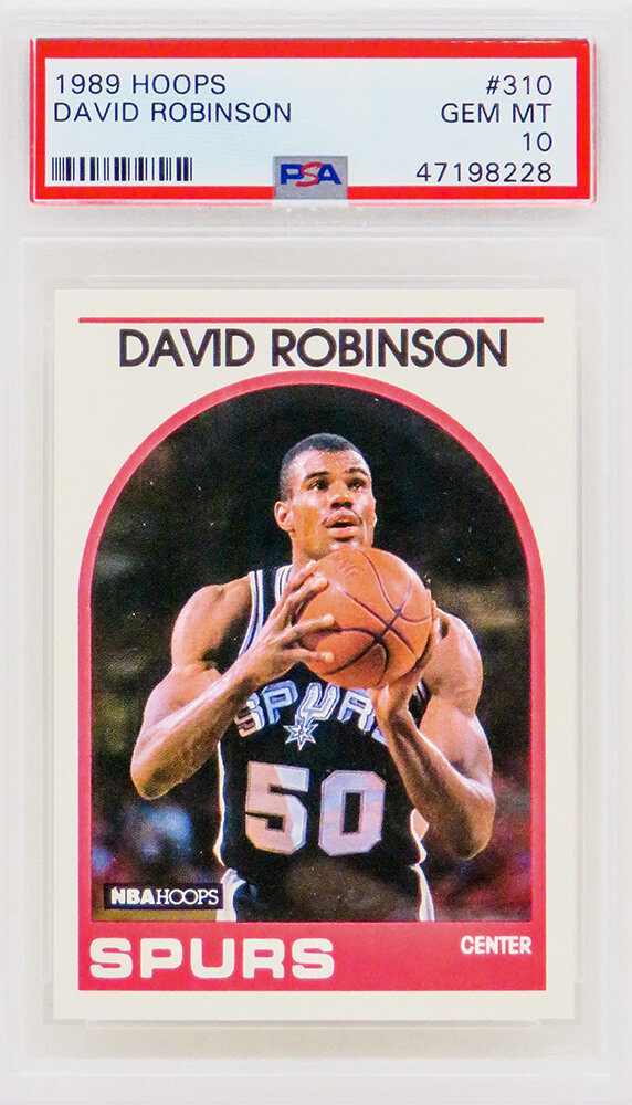 David Robinson (San Antonio Spurs) 1989 Hoops Basketball #310 RC