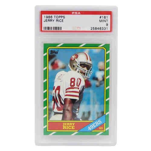 Topps 1986 Jerry Rice Rookie good Card