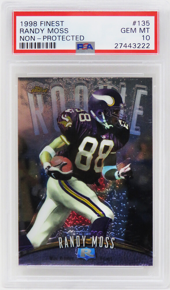 Randy Moss (Minnesota Vikings) 1998 Topps Finest Football #135