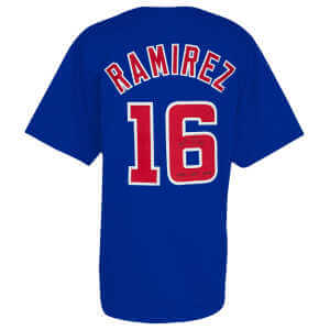 Aramis Ramirez Signed Blue Custom Baseball Jersey w/Cubs HOF 2024