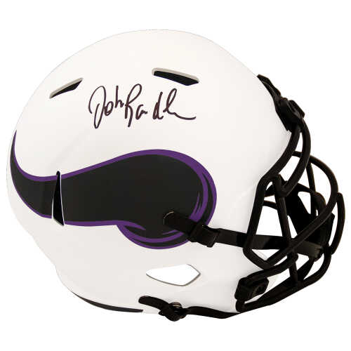 John Randle Signed Minnesota Vikings Lunar Eclipse Riddell Full Size Speed Replica Helmet