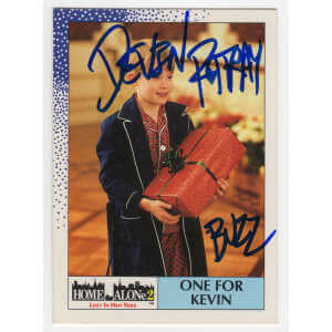 Devin Ratray Signed 1992 Topps Home Alone 2 &lsquo;One For Kevin&rsquo; Movie Trading Card #65