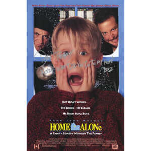Devin Ratray Signed Home Alone 11x17 Movie Poster w/Buzz & Quote
