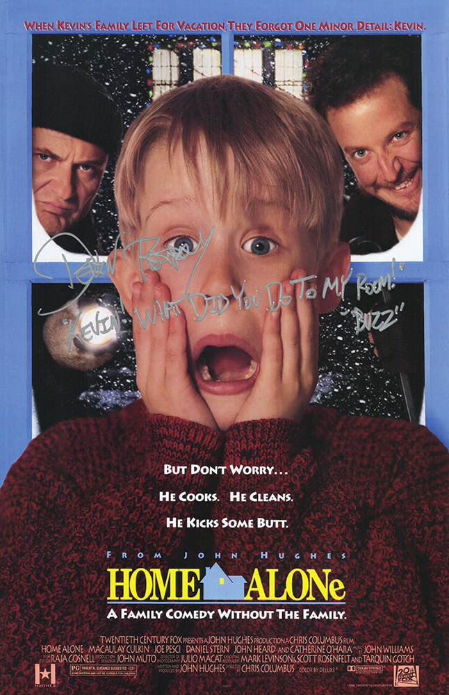 Devin Ratray Signed Home Alone 11x17 Movie Poster w/Buzz & Quote