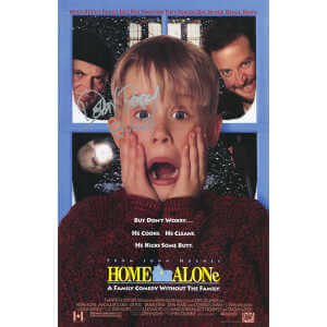 Devin Ratray Signed Home Alone 11x17 Movie Poster w/Buzz (In Silver)
