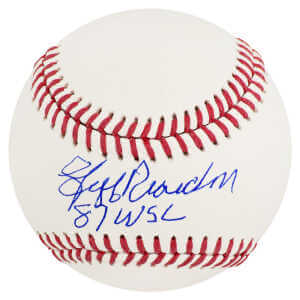 Jeff Reardon Signed Rawlings Official MLB Baseball w/87 WSC