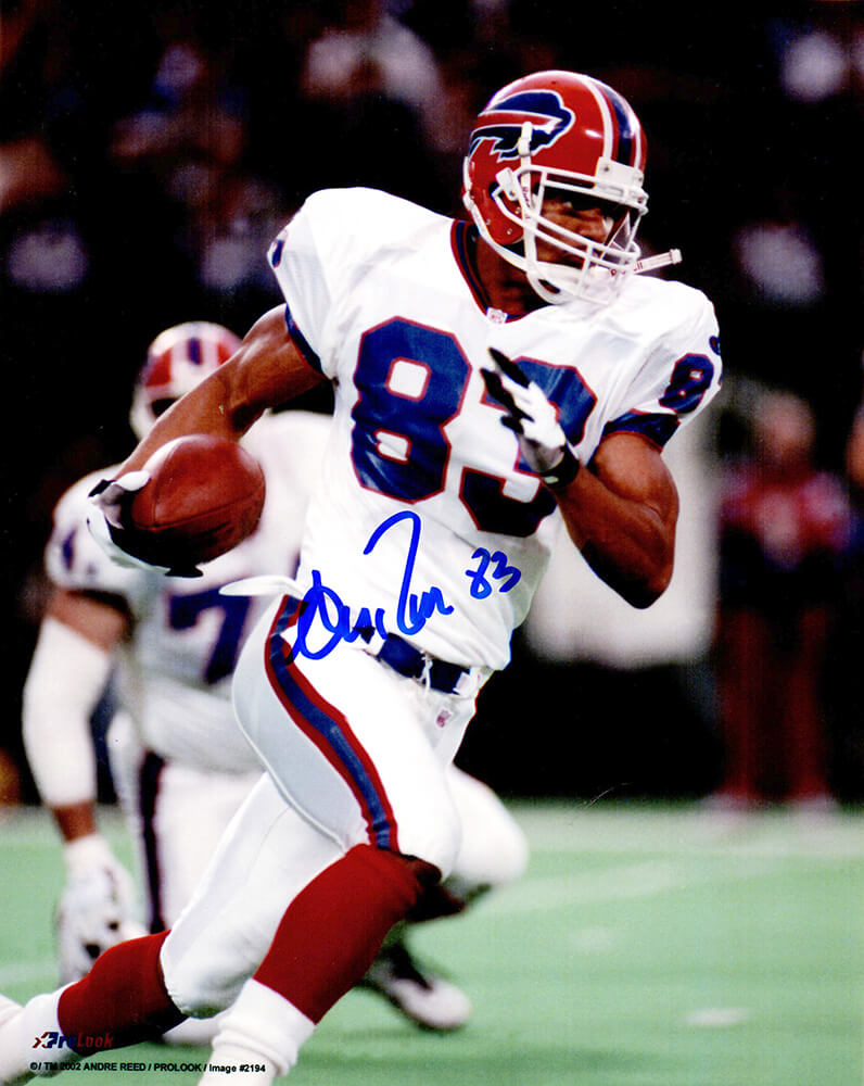 Signed Andre Reed Photo - 8x10