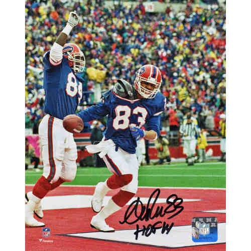 Andre Reed Signed Buffalo Bills TD Action 8x10 Photo w/HOF'14