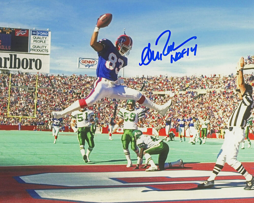 Autographed ANDRE REED HOF 14 8X10 Buffalo Bills Photo