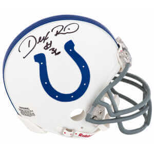 Dexter Reid Signed Indianapolis Colts Riddell (VSR4) Mini Helmet