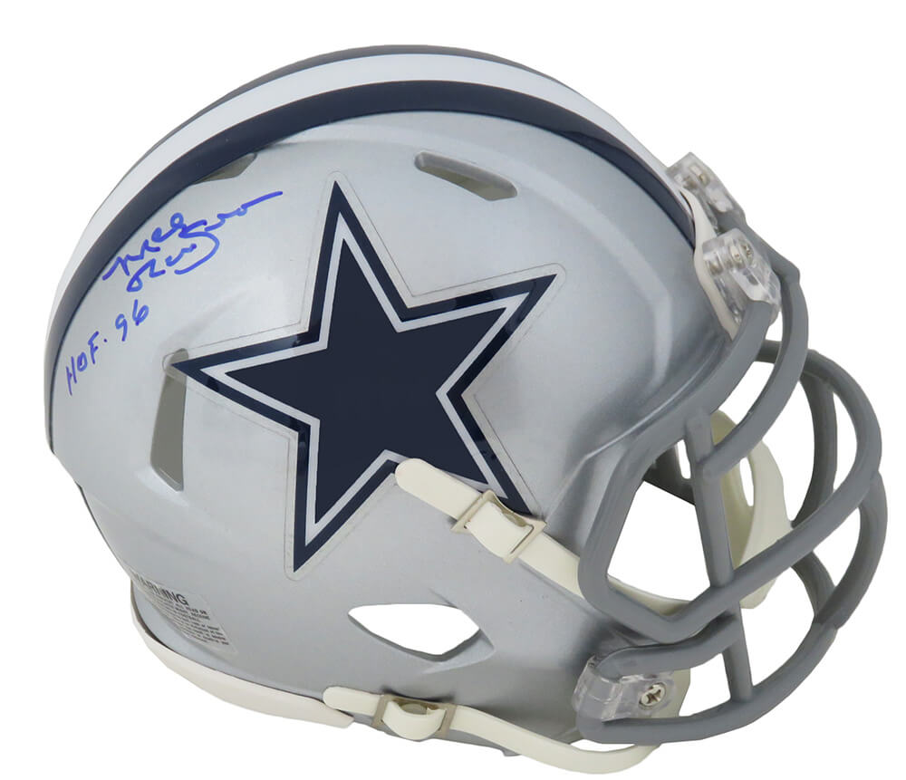 Riddell Mel Renfro Dallas Cowboys Signed Mini Helmet