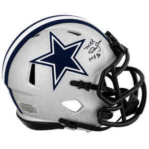 Mel Renfro Signed Dallas Cowboys RAVE Riddell Speed Mini Helmet w/HOF'96