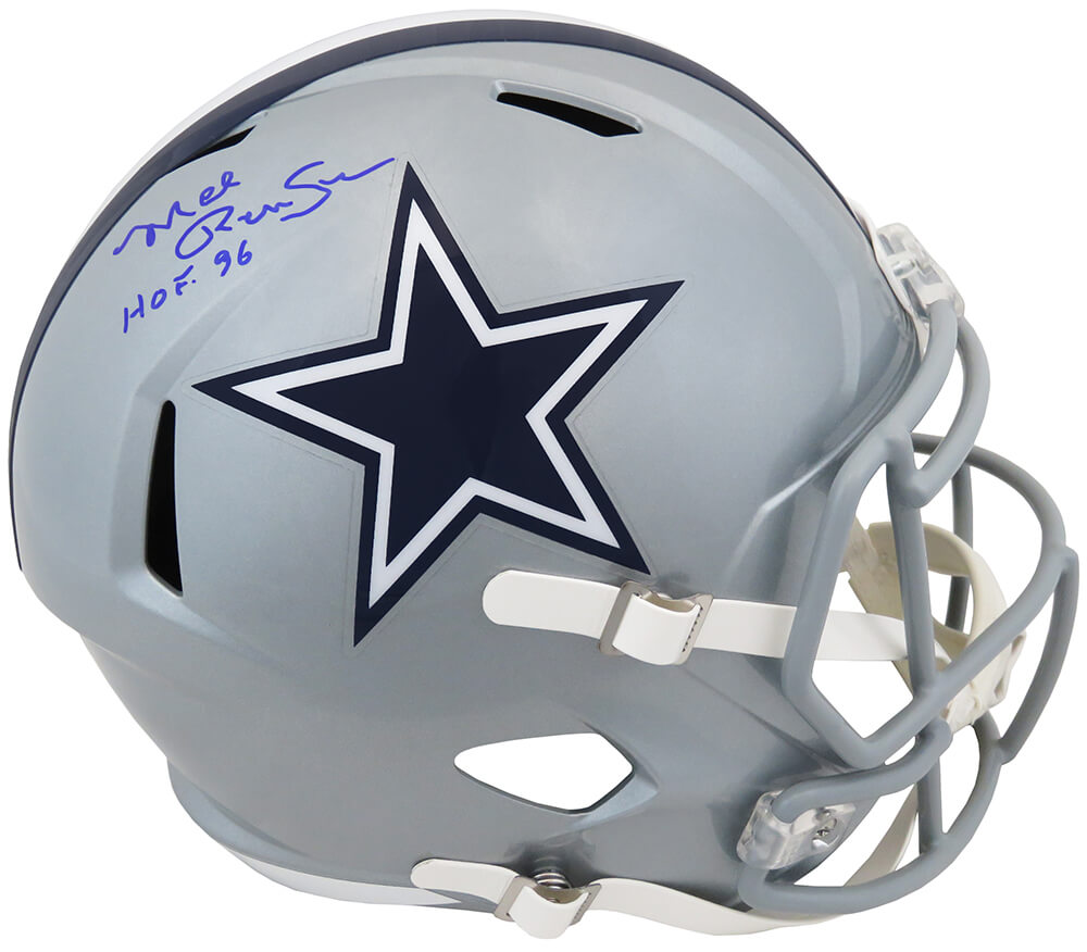 Riddell Mel Renfro Dallas Cowboys Signed Mini Football Helmet