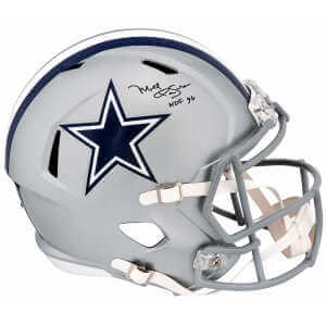 Mel Renfro Signed Cowboys Riddell Full Size Speed Replica Helmet w/HOF'96