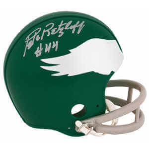 Pete Retzlaff Signed Philadelphia Eagles Throwback Riddell (VSR4) Mini Helmet