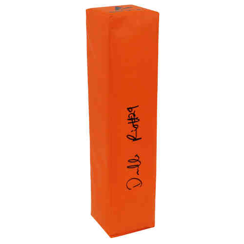 Darrelle Revis Signed BSN Orange Football Endzone Pylon