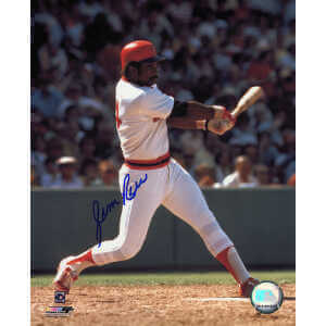 Jim Rice Signed Boston Red Sox Swinging Action 8x10 Photo