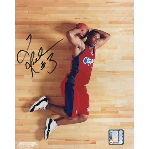 Quentin Richardson Signed Clippers Hardwood Floor Pose 8x10 Photo