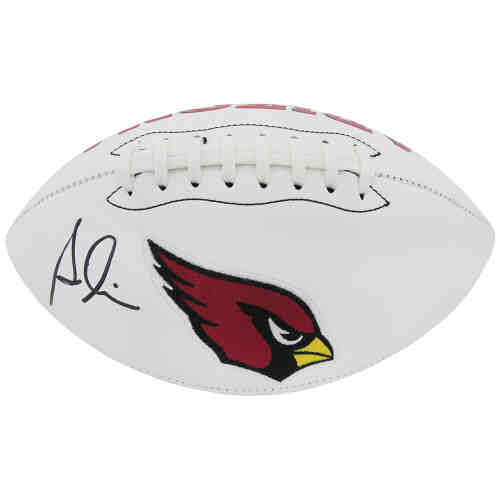 Simeon Rice Signed Arizona Cardinals Jarden White Logo Football