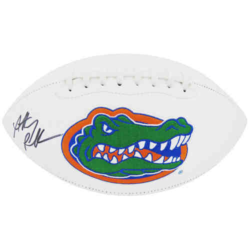 Anthony Richardson Signed Rawlings Florida Gators White Panel Logo Football - (Fanatics)