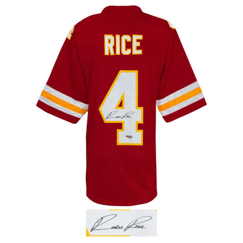 Rashee Rice Signed Red Custom Football Jersey - Image 2