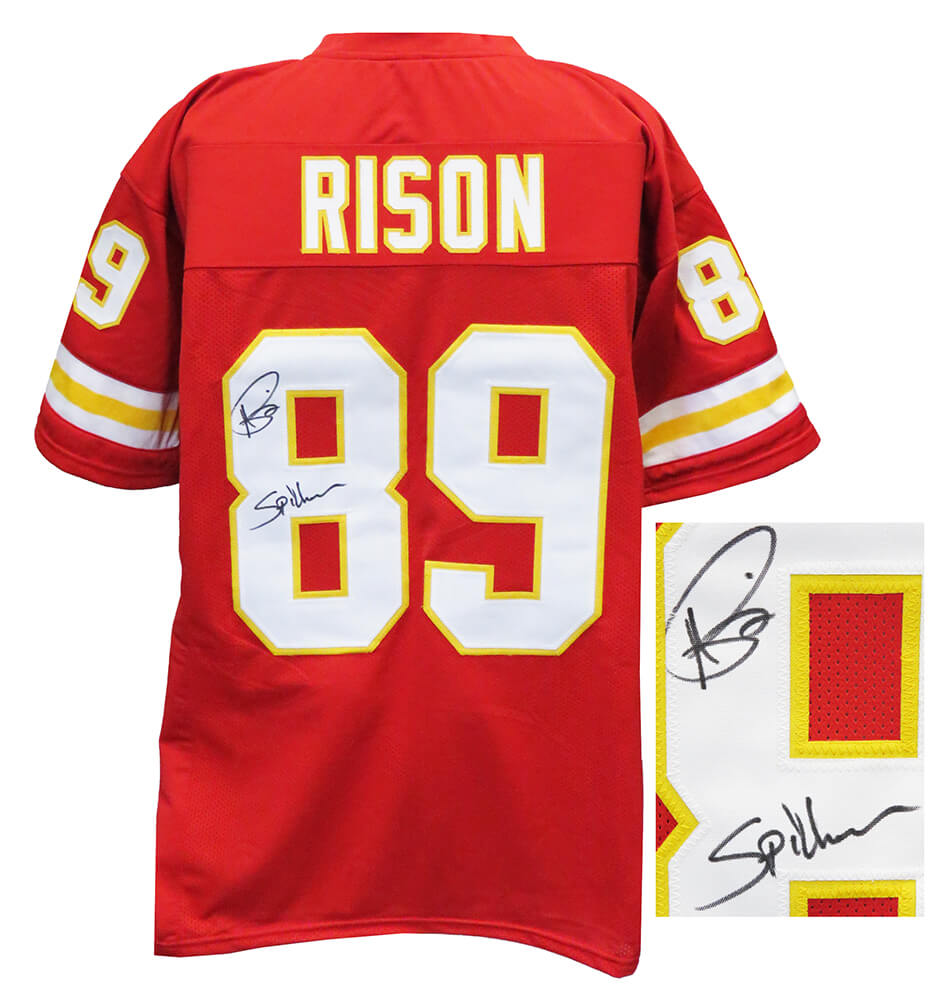 Kansas City Chiefs Andre Rison Signed Red Jersey w/Spiderman - Schwartz  Authenticated