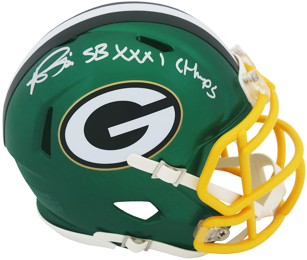 Andre Rison Signed Green Bay Packers FLASH Riddell Speed Mini Helmet w/SB  XXXI Champs – Schwartz Sports Memorabilia