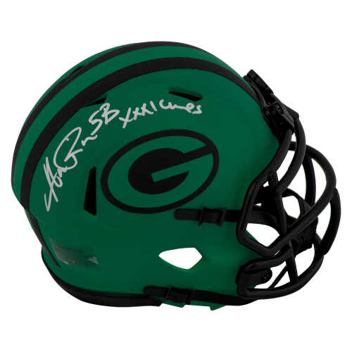 Andre Rison Signed Green Bay Packers RAVE Riddell Speed Mini Helmet w/SB XXXI Champs