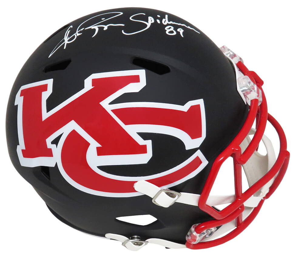 Andre Rison Signed Kansas City Chiefs AMP Riddell Speed Full Size Replica  Helmet w/Spiderman – Schwartz Sports Memorabilia