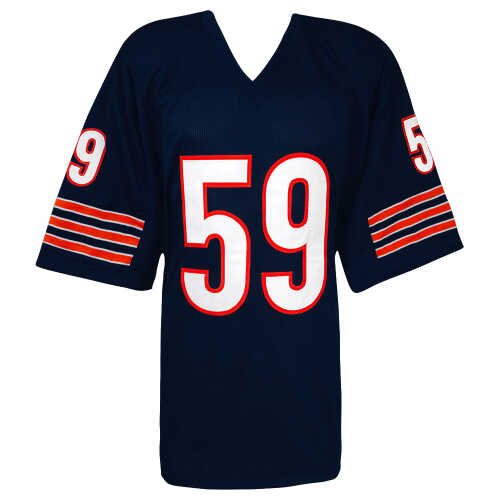 Ron Rivera Signed Navy Custom Football Jersey w/SB XX Champs - Image 3