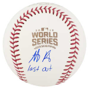 Anthony Rizzo Signed Rawlings 2016 World Series (Chicago Cubs) Baseball w/Last Out!