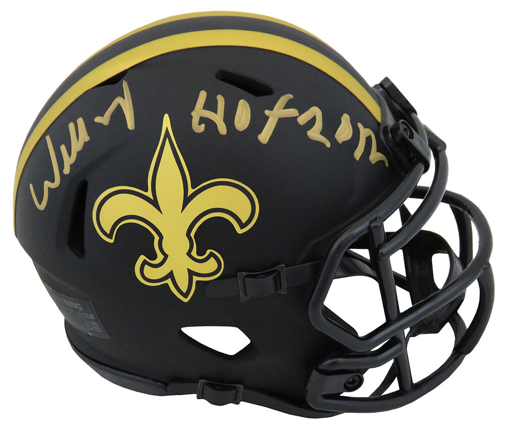 New Orleans Saints Riddell Speed ECLIPSE Mini Football Helmet