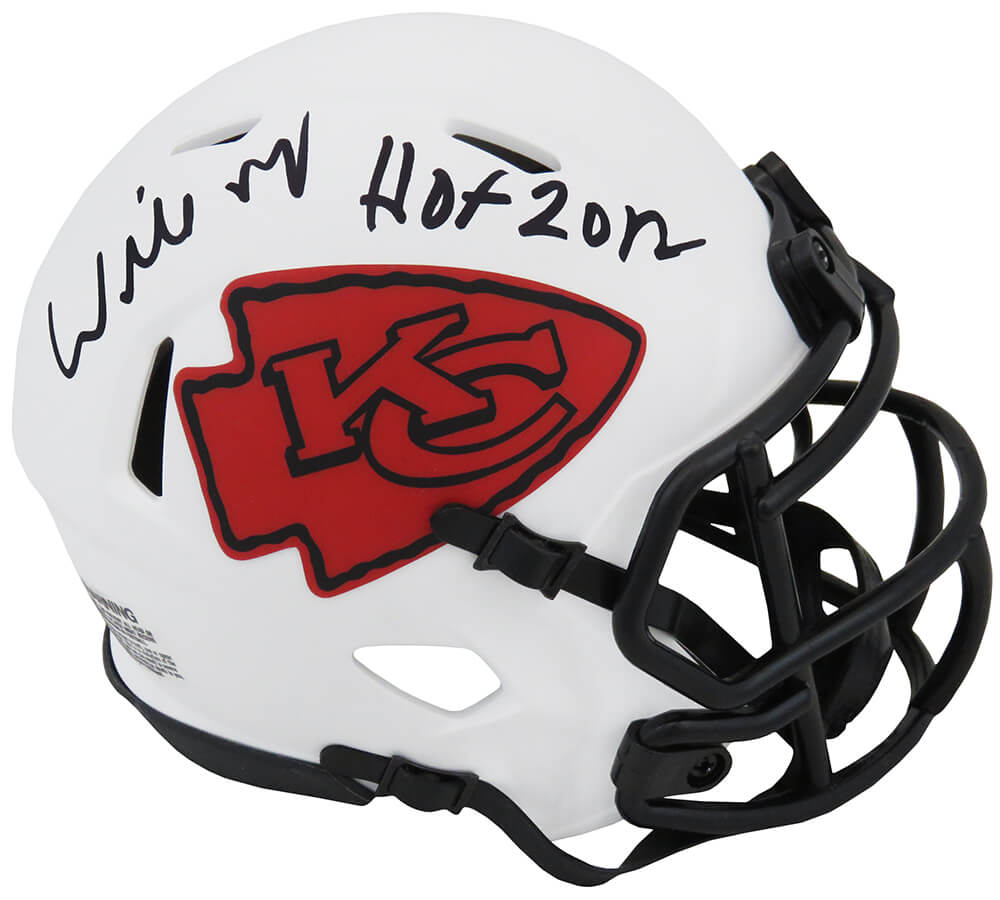 Willie Roaf Signed Kansas City Chiefs Lunar Eclipse White Matte Riddell  Speed Mini Helmet w/HOF 2012 – Schwartz Sports Memorabilia