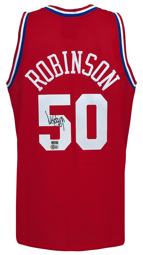 David Robinson Signed 1991 All Star Game M&N Auth Basketball Jersey -Beckett COA