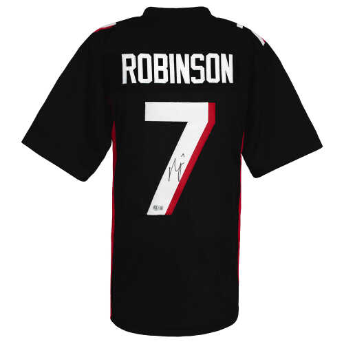 Bijan Robinson Signed Black Custom Football Jersey - (Beckett)