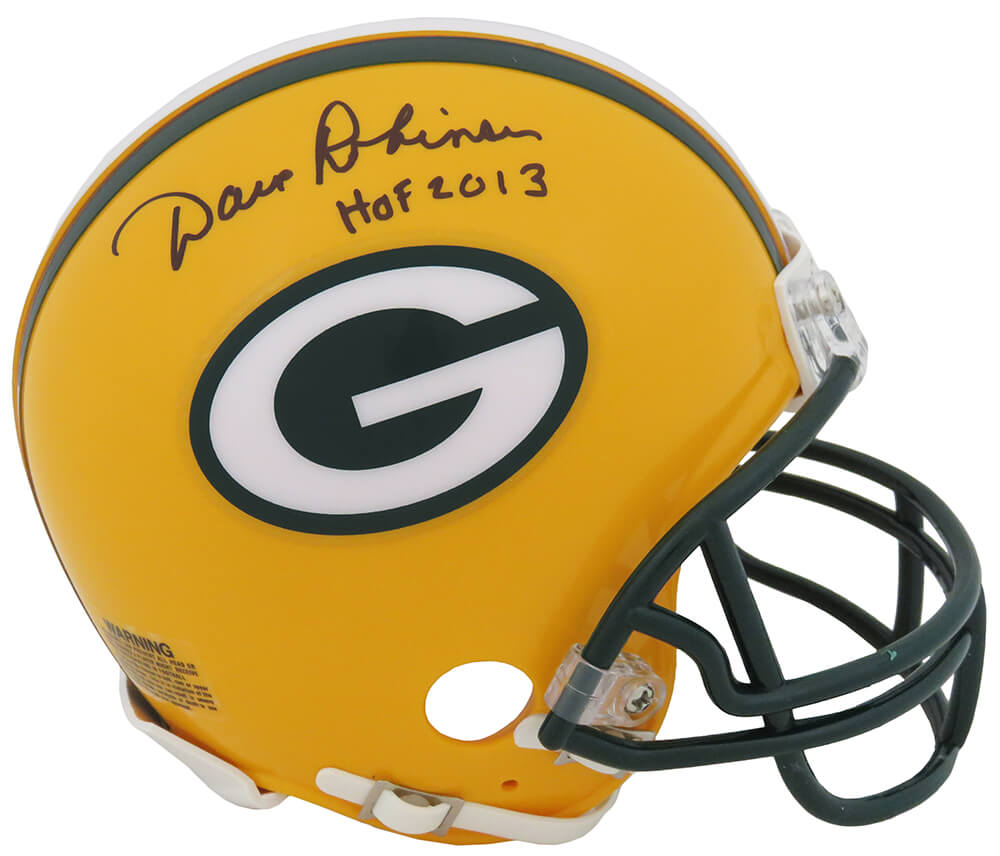 Dave Robinson Signed Green Bay Packers Riddell Speed Mini Helmet w/HOF'13 -  Schwartz Authenticated