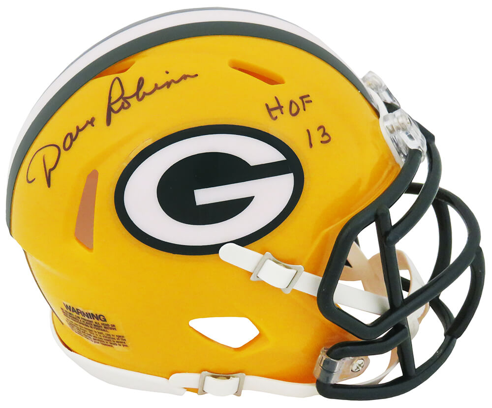 Dave Robinson Signed Green Bay Packers Riddell Speed Mini Helmet w