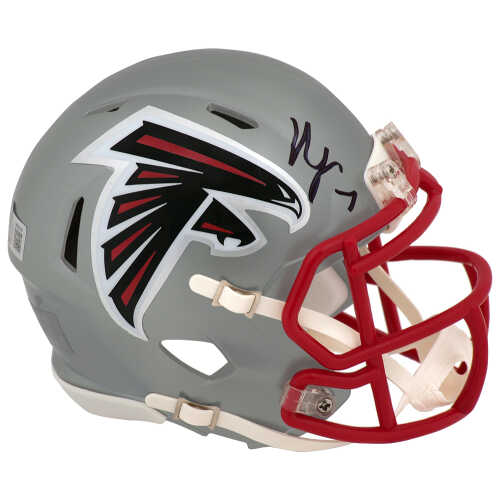 Bijan Robinson Signed Falcons FLASH Riddell Speed Mini Helmet - (Beckett COA)